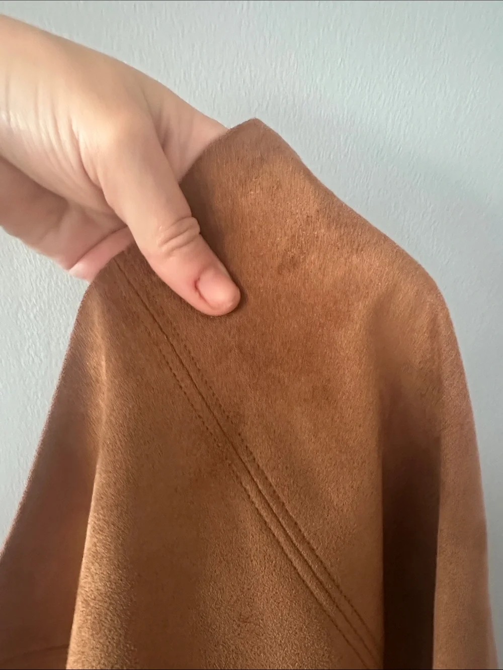 Aritzia Babaton Faux-Suede A-Line Skirt